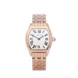 Cartier Tortue 18K Rose Gold Watch W1556364 or 3698