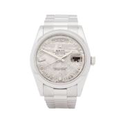 Rolex Day-Date 36 Meteorite Dial Platinum Watch 118206