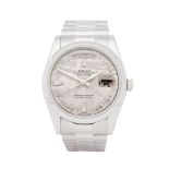 Rolex Day-Date 36 Meteorite Dial Platinum Watch 118206