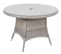 (138/Mez) Hartington Florence Collection 4 Seater Dining Table. (H89xW62xD64cm)