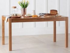 (50/Mez) RRP £250. Oxford 150cm Solid Oak Table. (1500x 900x 760mm)