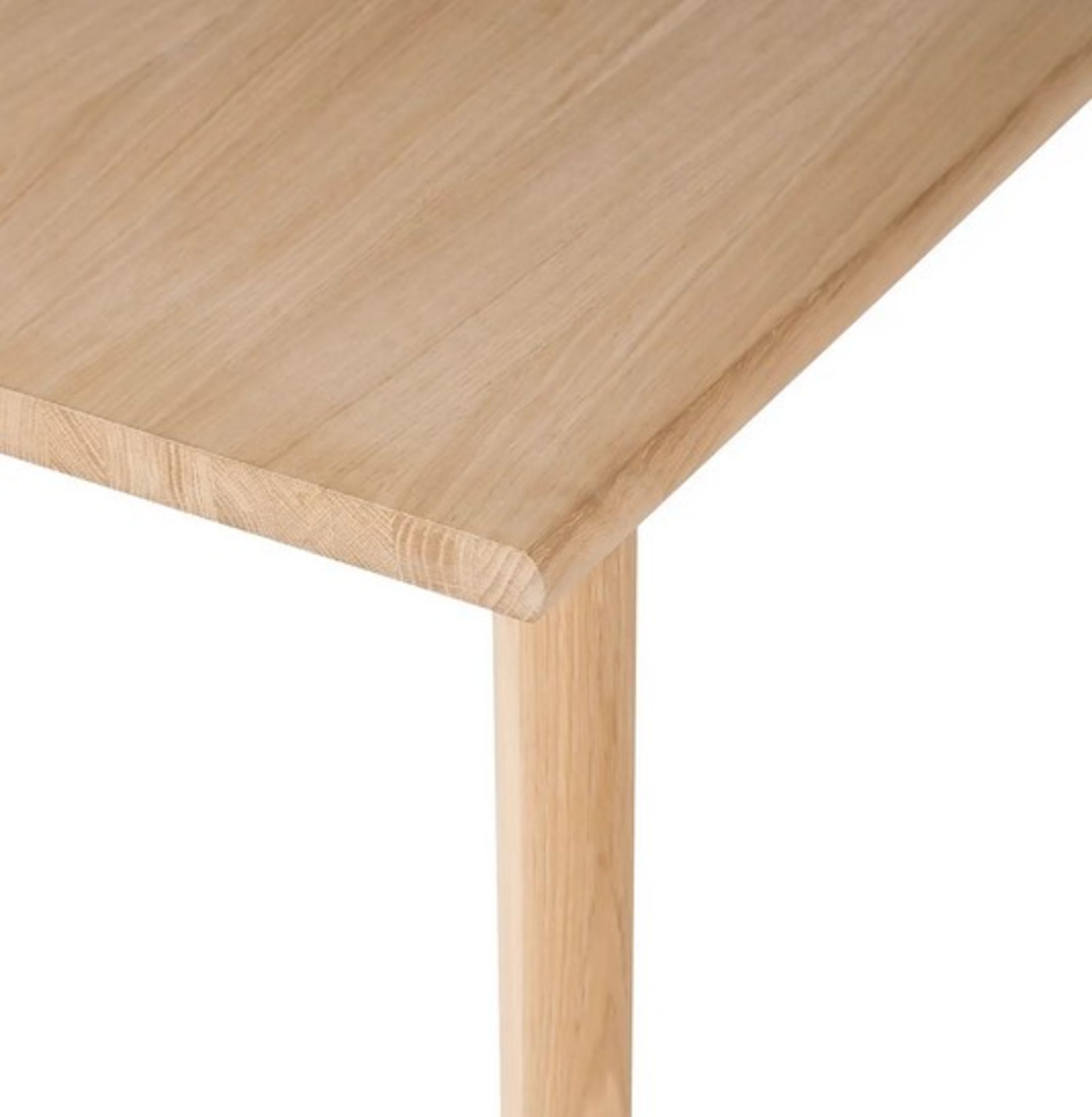 (57/Mez) RRP £595. House Beautiful Trua Oak Dining Table. Seats Up To 6 People. Solid Oak and Oak... - Image 3 of 5