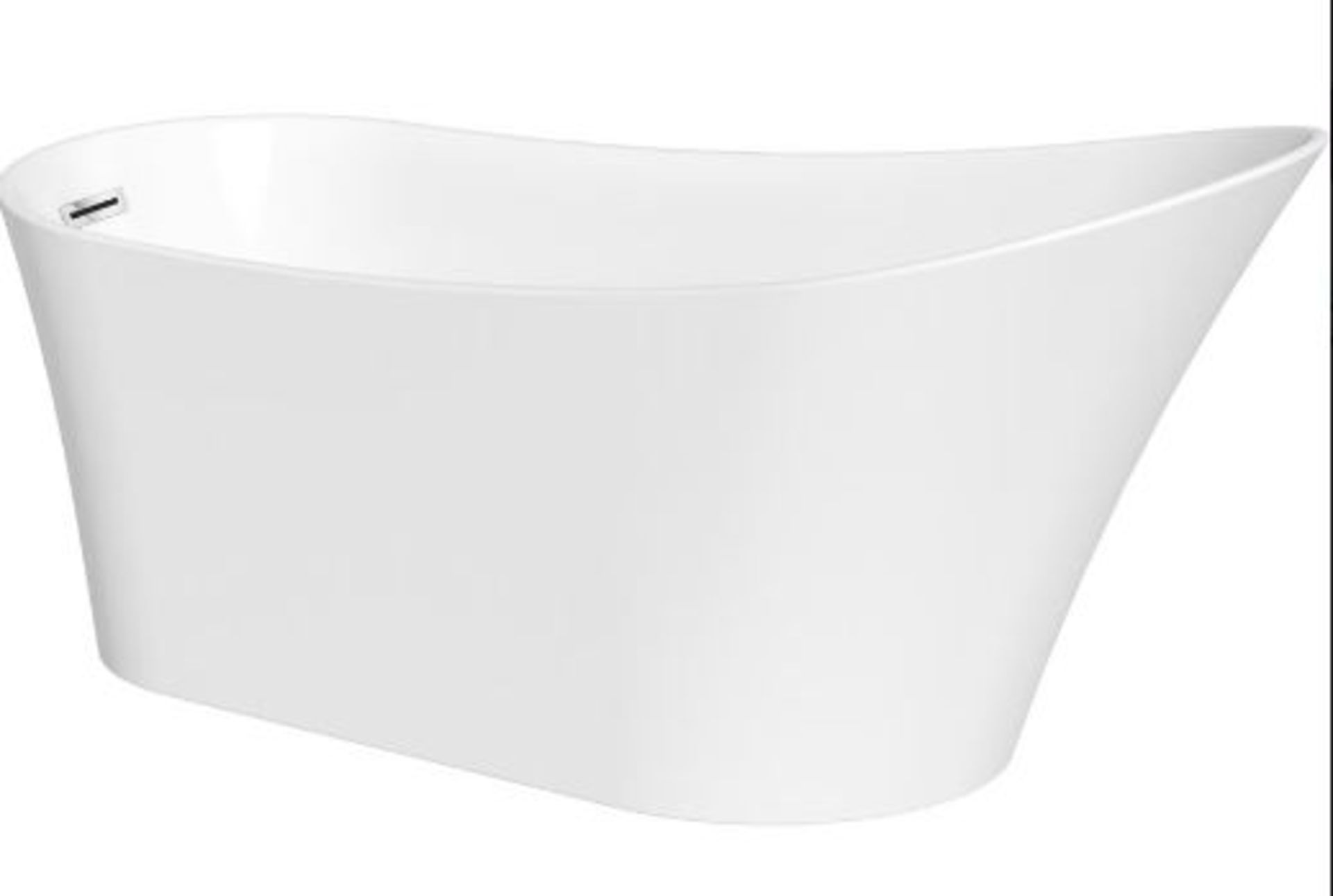 RRP £1,372. Contemporary Single Ended Free Standing Slipper Bath. 1600 x 750mm. Double Skin. Wide... - Image 2 of 5