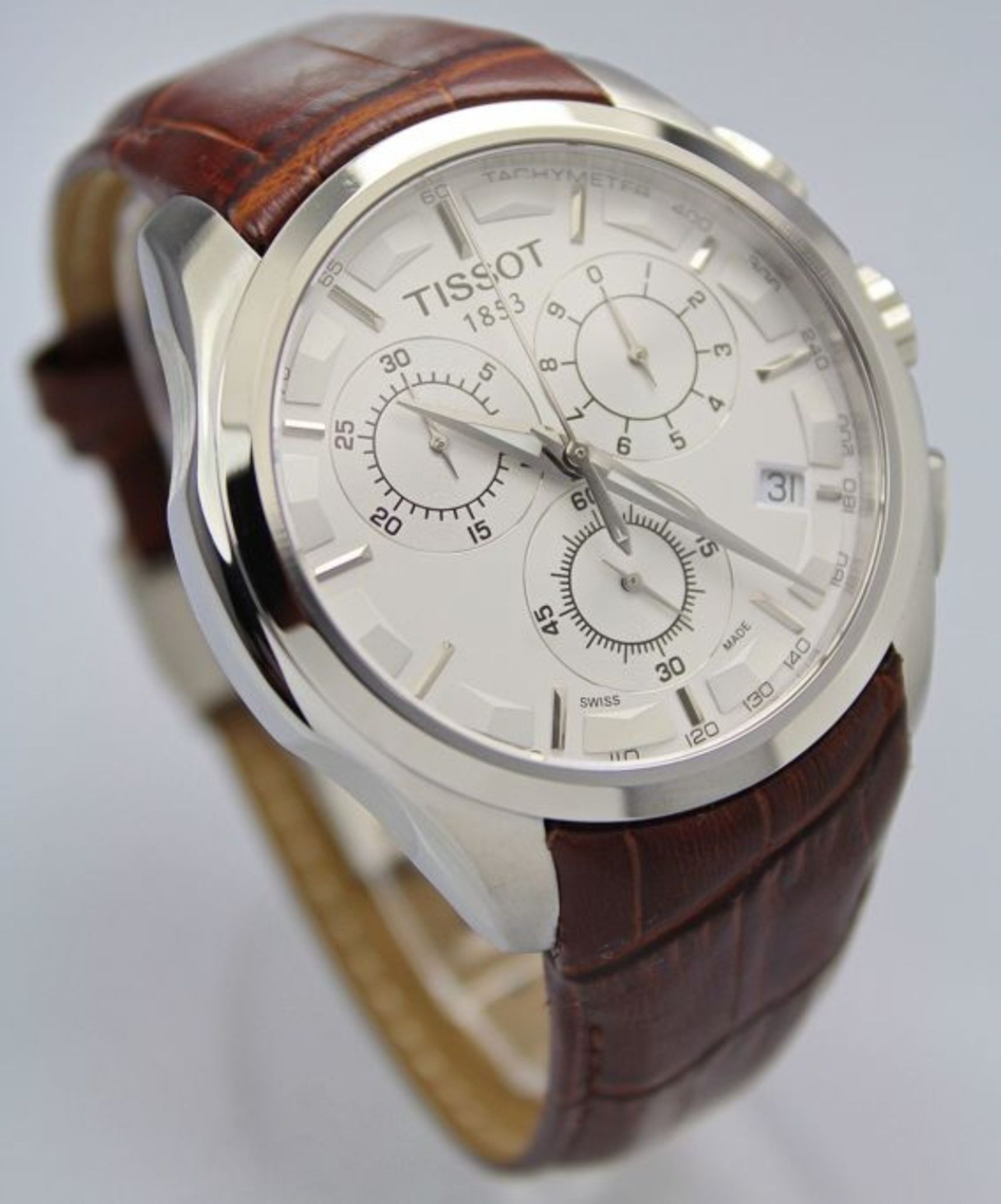 Tissot - Couturier Chronograph - T035.617.16.031.00 - Men's Watch - Image 9 of 10