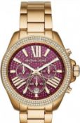 Michael Kors MK6290 Crystal Pave Gold Tone Ladies Watch