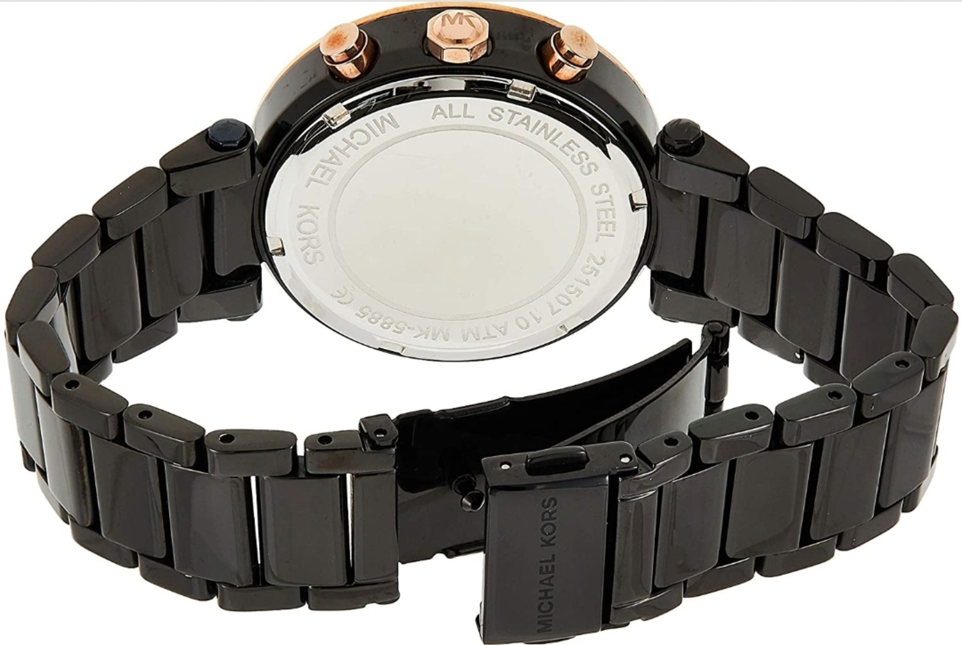 Michael Kors MK5885 Ladies Parker Chronograph Watch - Image 5 of 9