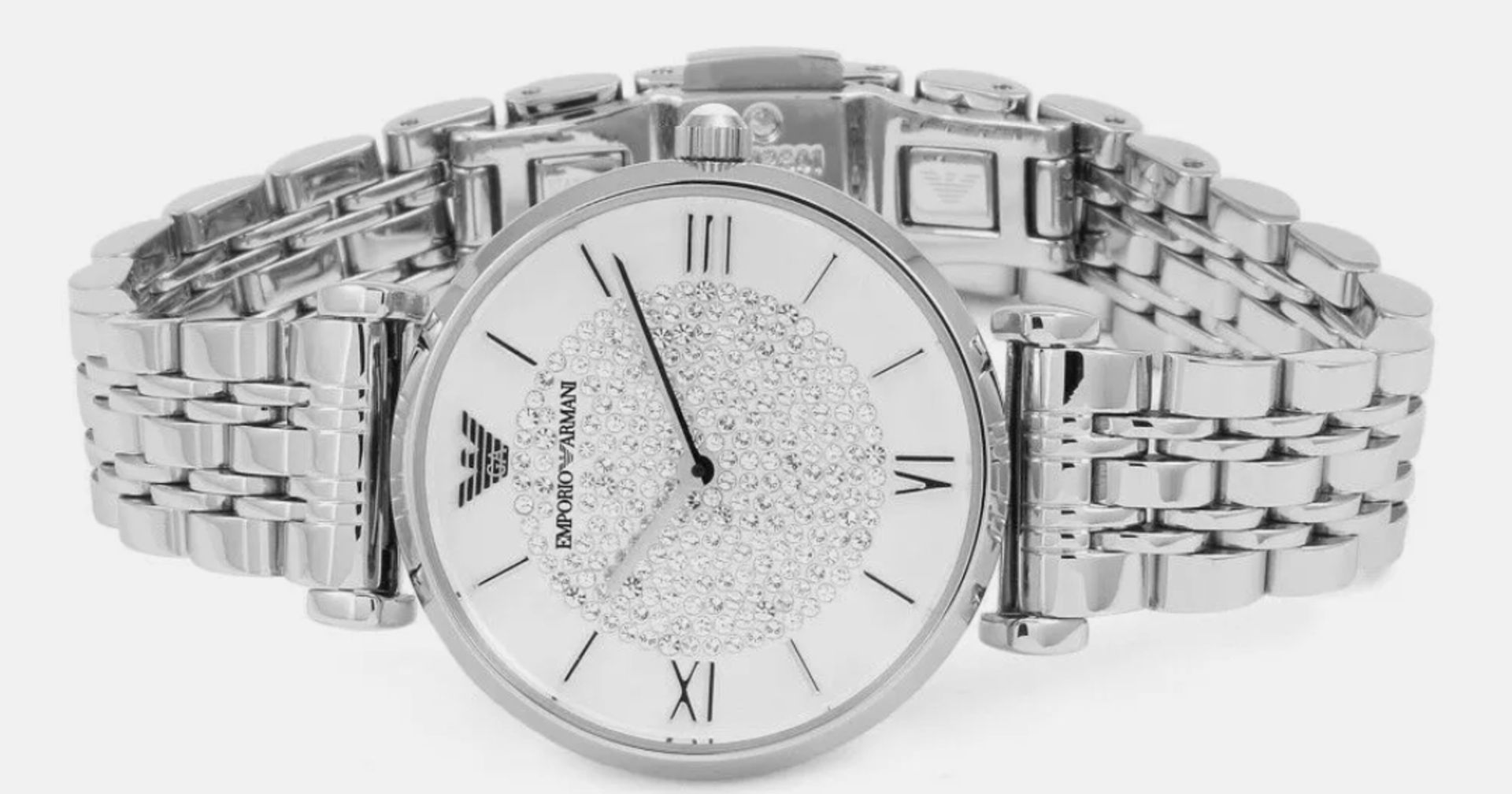 Emporio Armani Gianni T-Bar 32mm Ladies Quartz Designer Watch AR1925 - Image 3 of 8