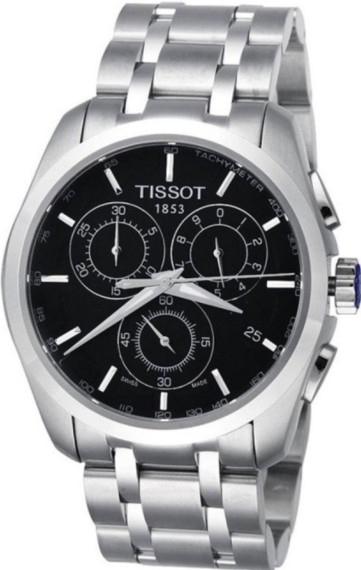 TISSOT T035.617.11.051.00 Men's Couturier Quartz Chronograph Watch - Image 4 of 10