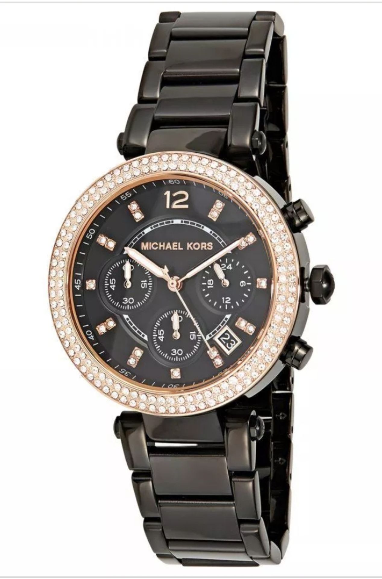 Michael Kors MK5885 Ladies Parker Chronograph Watch - Image 7 of 9