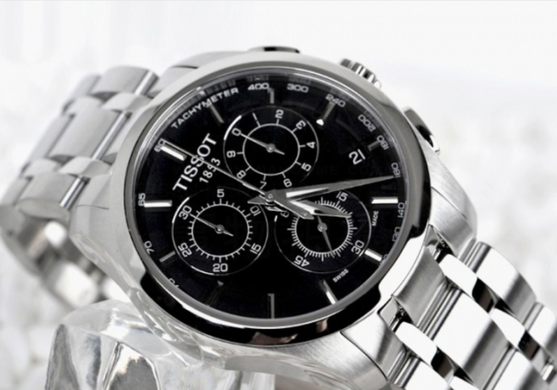 TISSOT T035.617.11.051.00 Men's Couturier Quartz Chronograph Watch - Image 9 of 10