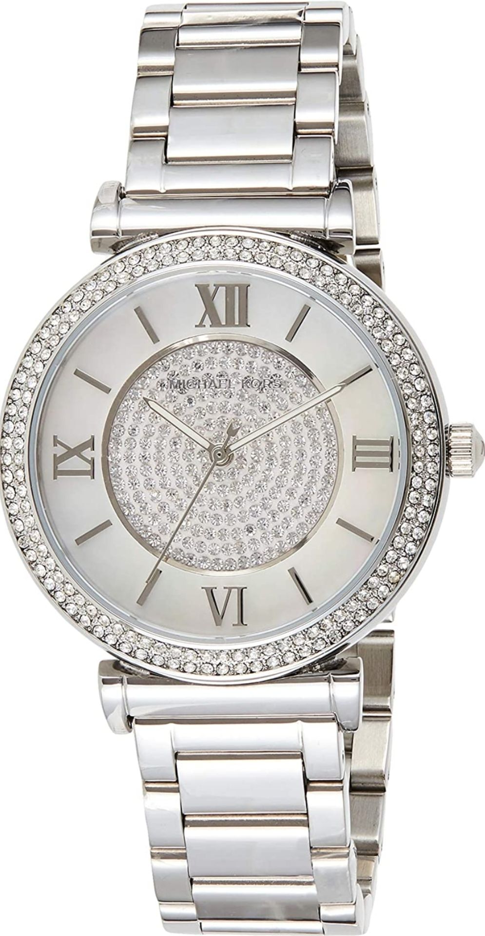 Michael Kors MK3355 Ladies Catlin Bracelet Silver Watch - Image 7 of 8