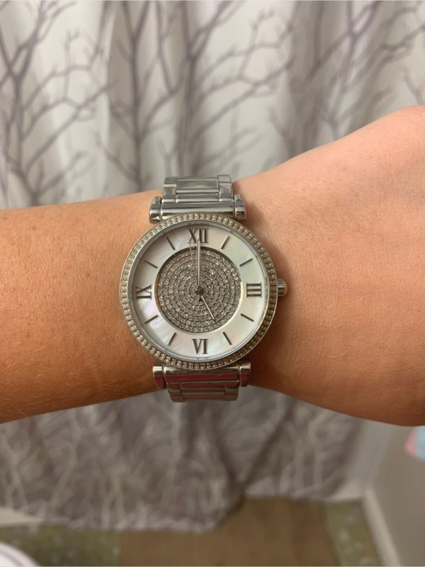 Michael Kors MK3355 Ladies Catlin Bracelet Silver Watch - Image 8 of 8