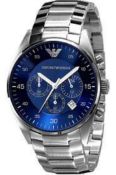 Emporio Armani AR5860 Quartz Men's Stainless Steel Chronograph Watch