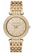 Michael Kors MK3398 Darci Gold Tone Stainless Steel Ladies Watch