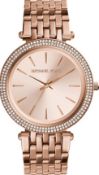 Michael Kors Ladies Darci Watch Rose Gold MK3192