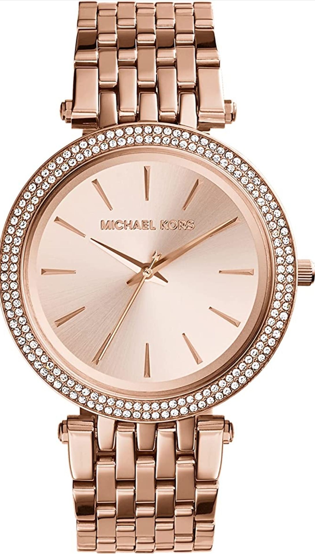 Michael Kors Ladies Darci Watch Rose Gold MK3192