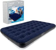 Comfort Quest Deluxe Double Airbed with Pump. RRP £33.99 - GRADE U