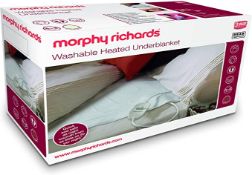 Morphy Richards Washable Heated Double Underblanket. RRP £39.99 - GRADE U