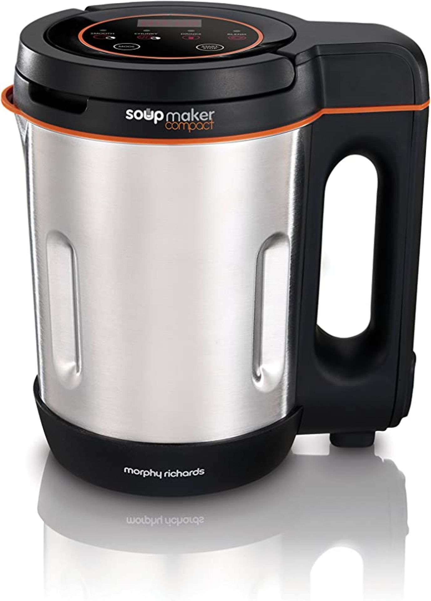 Morphy Richards Compact Soup Maker Stainless Steel 1 Litre. RRP £59.99 - GRADE U
