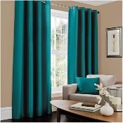 Gc Gaveno Cavailia Eyelet Curtains, 90X90 Inches. RRP £32.99 - GRADE U