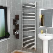 Large Chrome Finish Towel Rail. RRP £89.99 - GRADE U