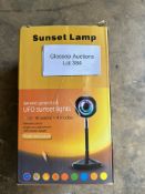 Sunset Lamp. RRP £14.99 - GRADE U
