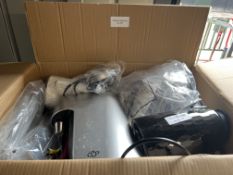 Assorted Electrical and Household Box to Include Braun. Approx. RRP £300 - GRADE U