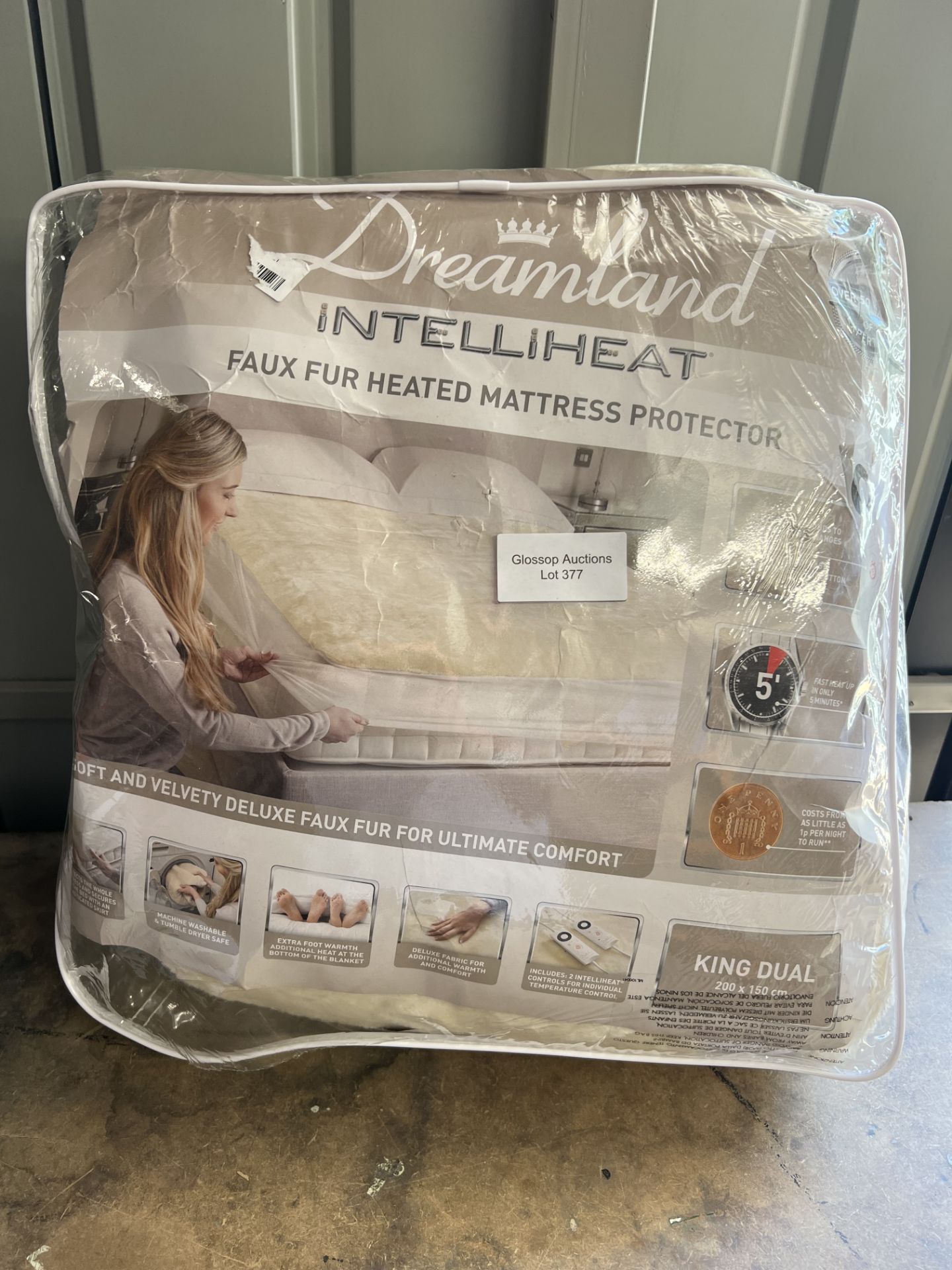 Dreamland Intelliheat King Size Dual. RRP £89.99 - GRADE U - Image 2 of 2