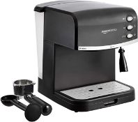 Amazon Basics Espresso, Cappuccino, and Lattes Machine. RRP £54.99 - GRADE U