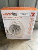 Warmlight 2kw Upright Fan Heater. RRP £17.99 - GRADE U