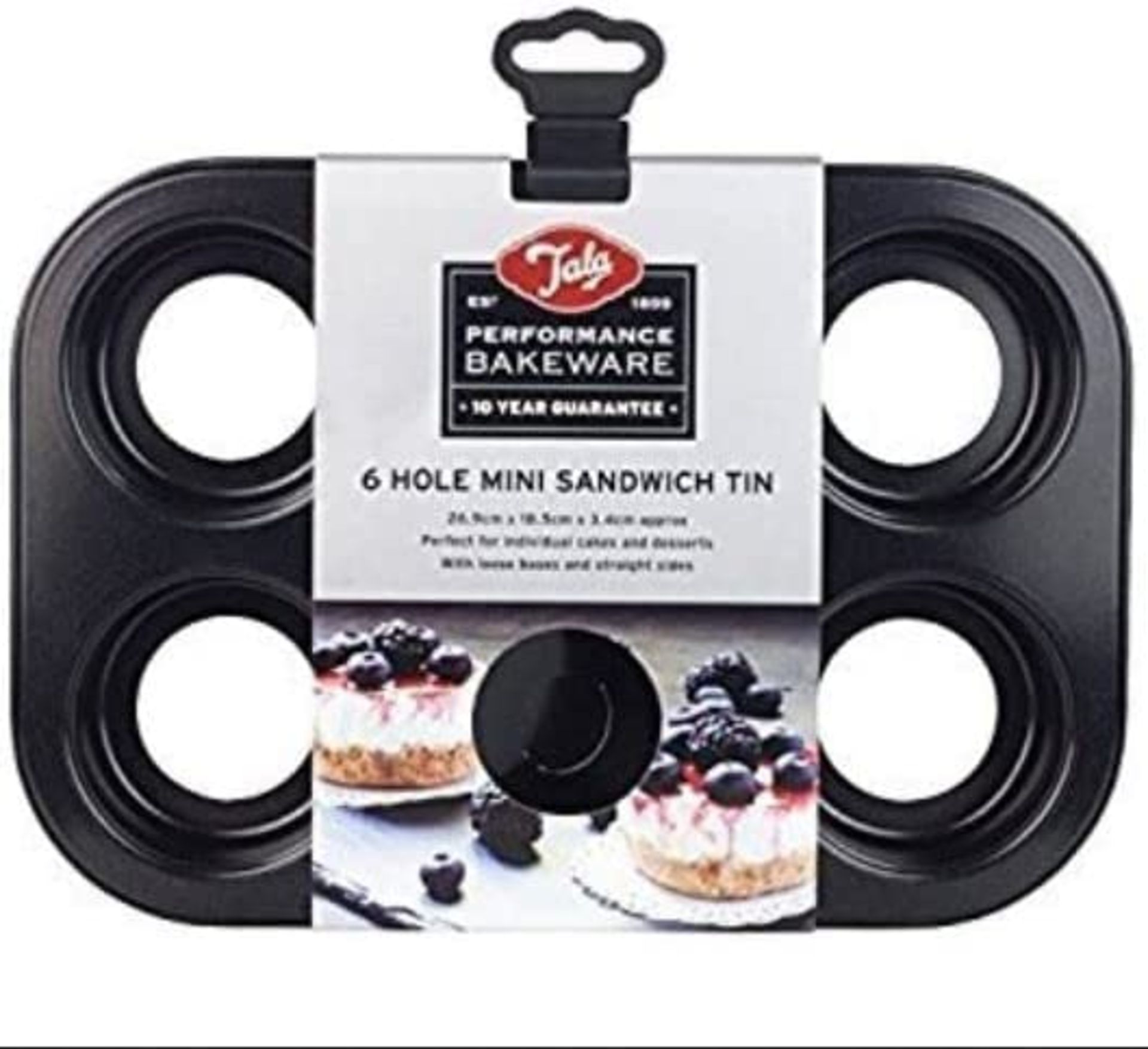 Tala 6 Hole Mini Sandwich Tin. RRP £14.99 - GRADE U