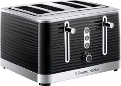 Russell Hobbs 24383 InsPIRe 4 Slice Toaster. RRP £39.99 - GRADE U