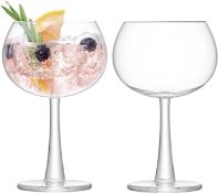 Lsa 2 Balloon Gin Glasses. RRP £40.00 - GRADE U