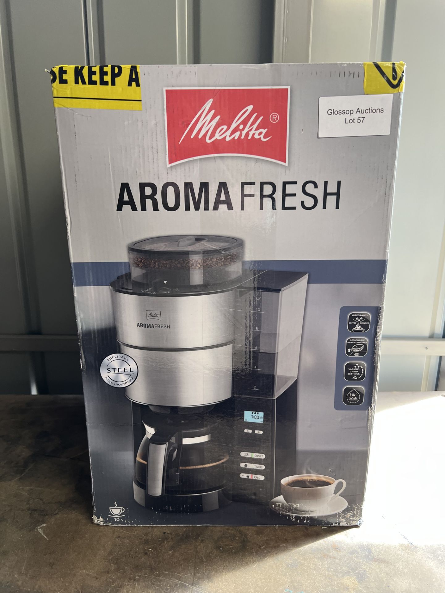 Melitta Aromafresh Grind and Brew, Coffee Machine. RRP £169.99 - GRADE U - Image 2 of 2