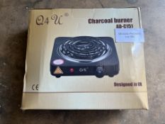 Camping Charcoal Burner. RRP £24.99 - GRADE U