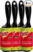 4 x Scotch Brite Lint Roller Hair Remover. RRP £15 - GRADE U