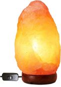 Himalayan Crystal Salt Lamp 1-2Kg. RRP £22.99 - GRADE U