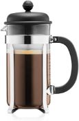 Bodum Cafeteria 8 Cup French Press Coffee Maker, Black, 1.0 L, 34 Oz. RRP £49.99 - GRADE U
