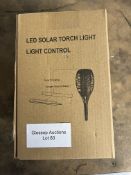 Led Solar Torch Light. RRP £19.99 - GRADE U