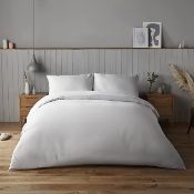 Silentnight Supersoft Plain Bedding Set - Double. RRP £29.00 - GRADE U