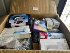 Assorted Electrical and Household Box to Include Philips, Brita Etc... Approx. RRP £300 - GRADE U