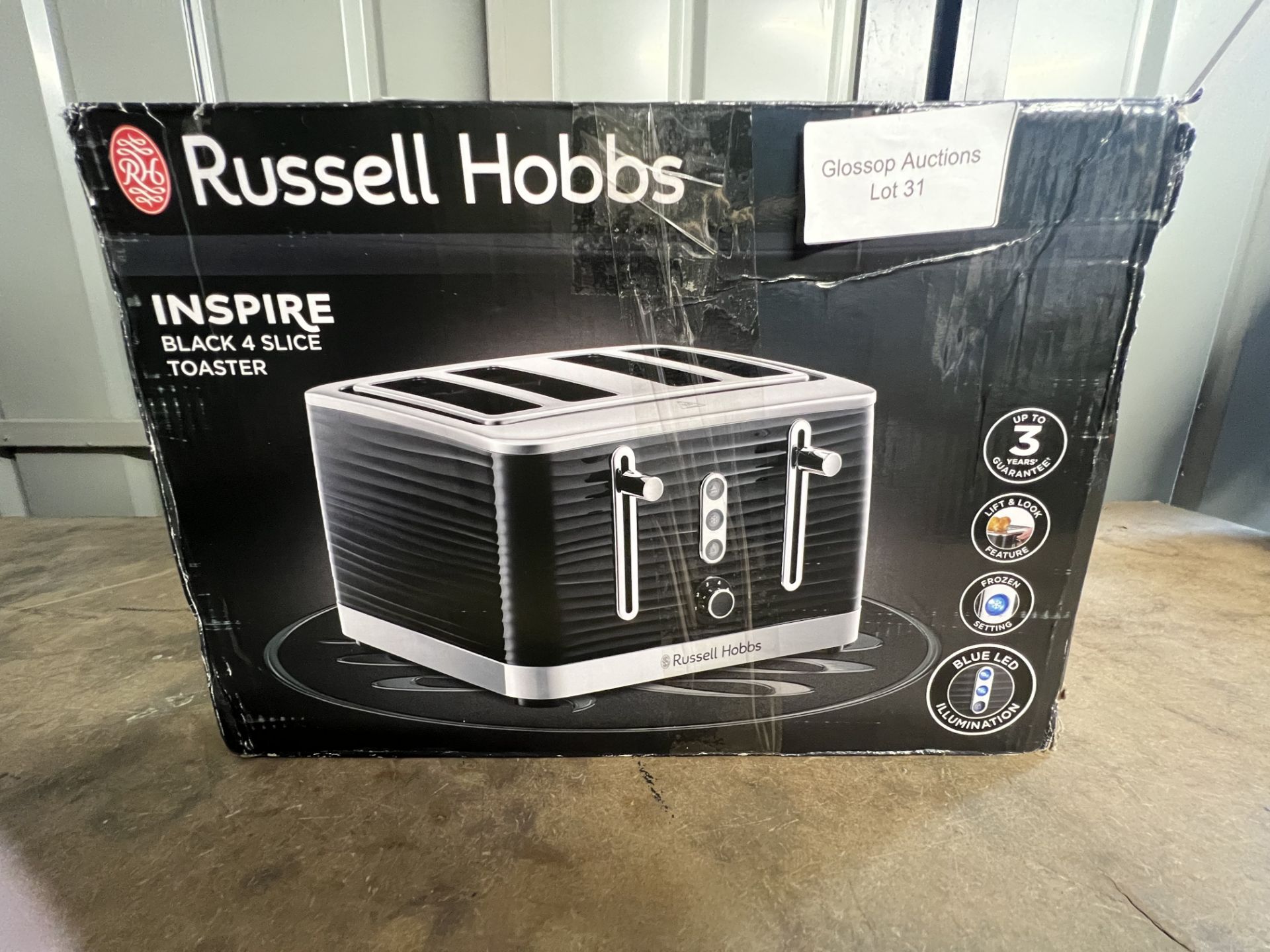 Russell Hobbs 24383 InsPIRe 4 Slice Toaster. RRP £39.99 - GRADE U - Image 2 of 2