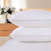 2 x Hotel Collection Memory Foam Pillows. RRP £19.99 - GRADE U