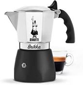 Bialetti Brikka Aluminium Coffee Maker. RRP £33.99 - GRADE U