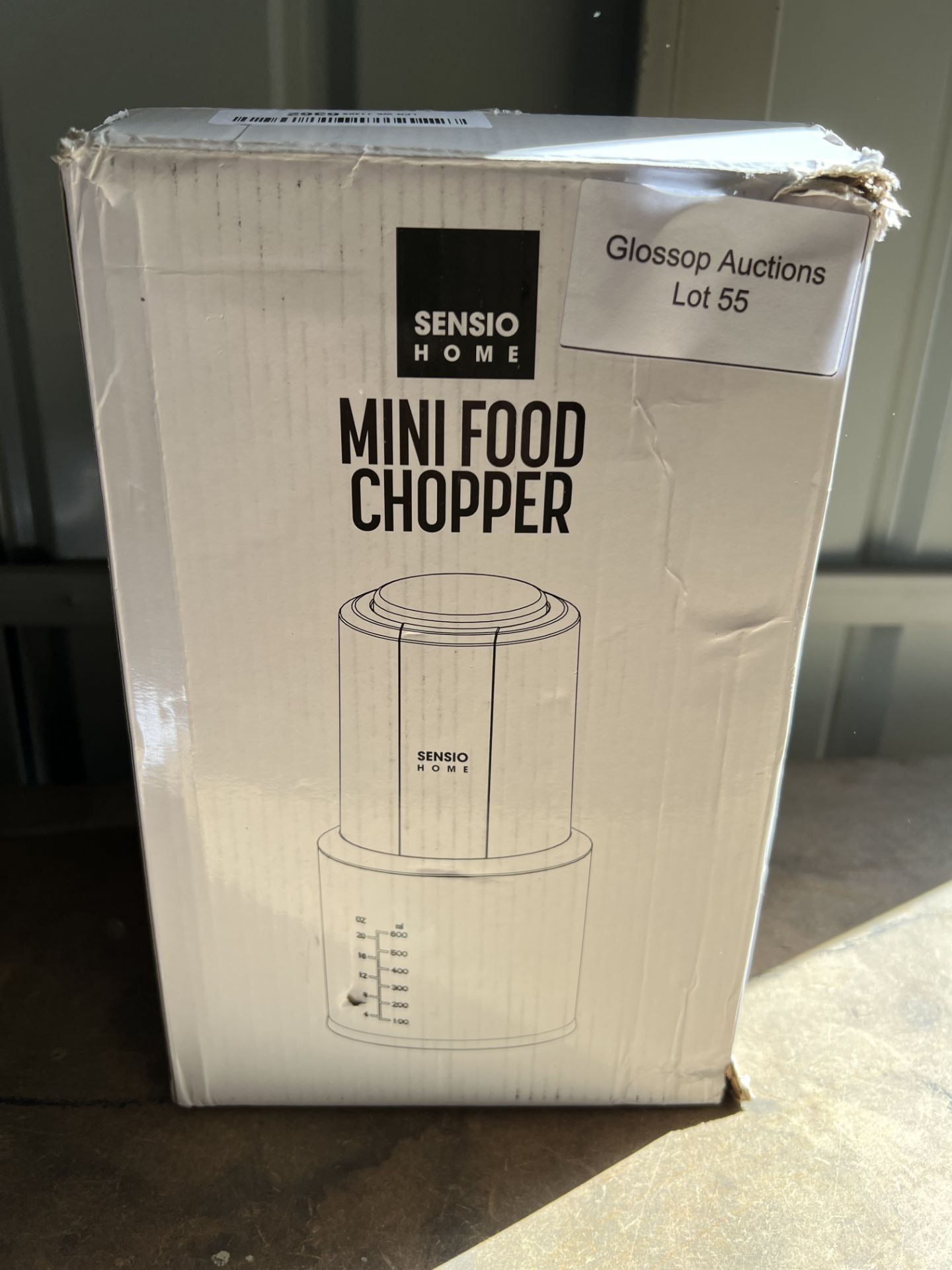 Sensio Home Mini Food Chopper/Small Food Processor. RRP £29.99 - GRADE U - Image 2 of 2