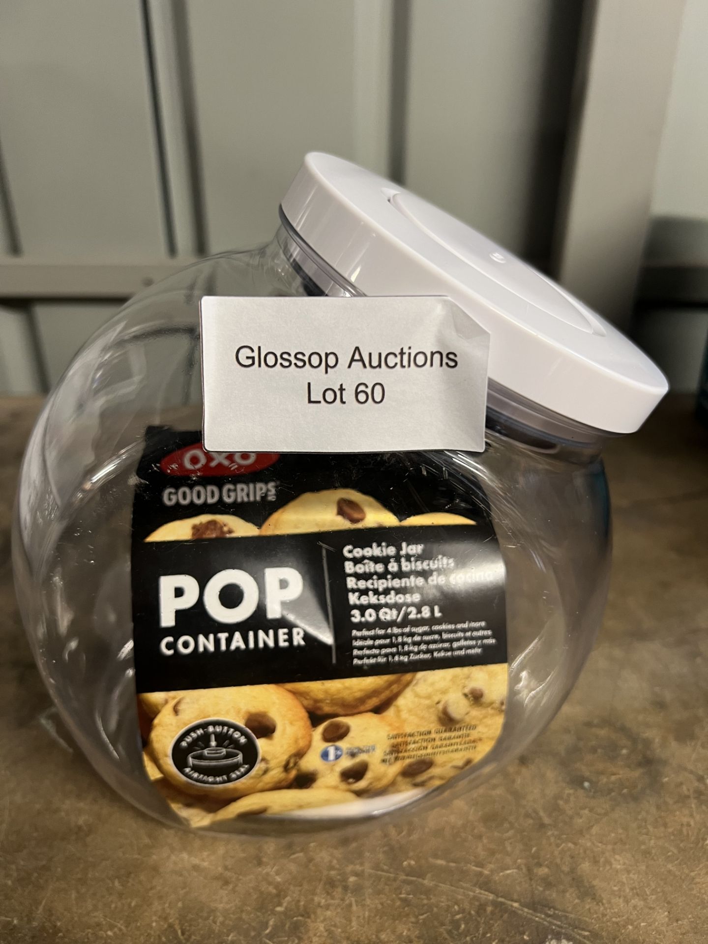 Oxo Good Grips Pop Airtight Cookie Jar 2.8L. RRP £17.99 - GRADE U - Image 2 of 2