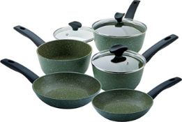 Prestige 5 Piece Pan Set Eco Range, Plant Based. RRP £103.99 - GRADE U