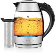 Chefman Electric Glass Kettle. RRP £38.99 - GRADE U