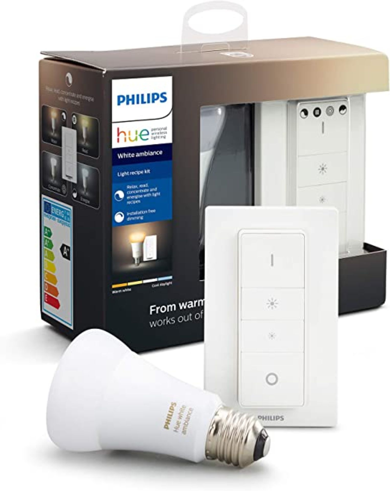 Philips Hue Wireless Dimming Kit E27. RRP £49.99 - GRADE U