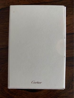 Cartier Wallet Note Paper